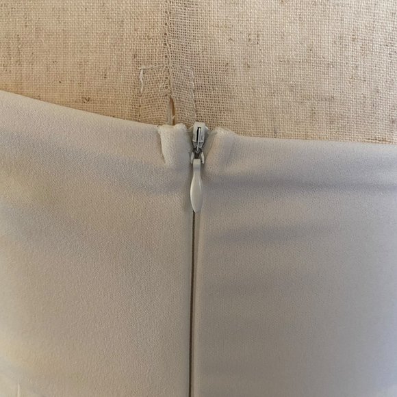 Olia Dress Women Small White One Shoulder Split Thigh Cocktail Bodycon Nightclub - Picture 5 of 16